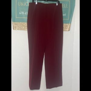 Worthington Burgundy dress pants a size 16